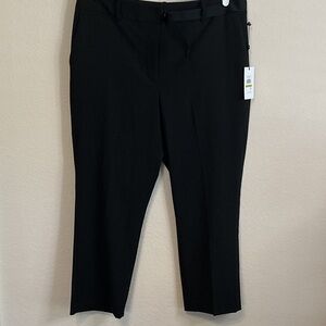 DKNY Tropical Rain Black Suit Pants Women’s Size 14 NWT